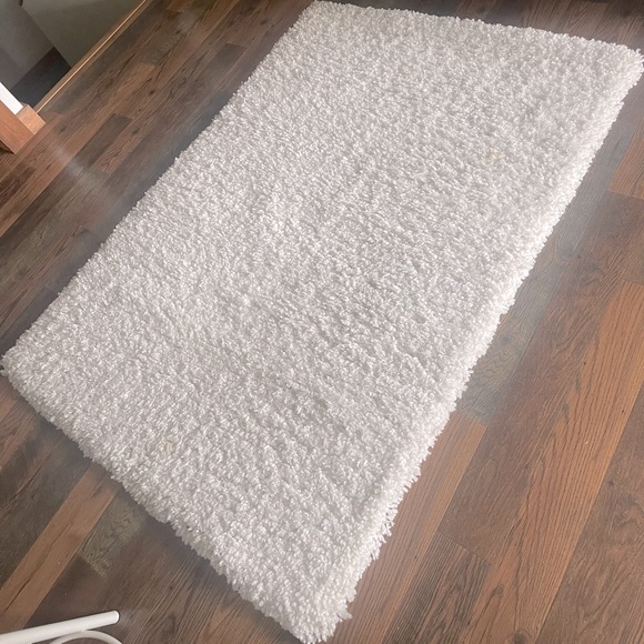 White Area Rug - Picture 1 of 2